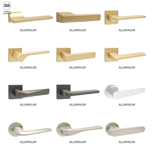 Jision现代欧式水晶风格锌合金压铸金色内部镀铬门把手5年保修简易门 - Product Image 4
