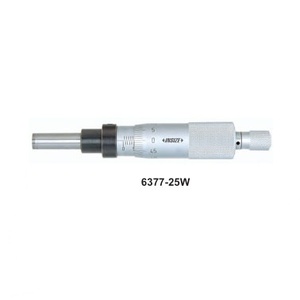 Cabezal de Micrómetro Sin Eje Giratorio Insize 6377-25W, Rango de Medición 0-25 mm, Graduación 0.01 mm - Product Image 1