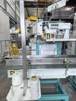 Ewinall QZB-700M Vollautomatische Reis- und Getreidemaschine |   Hochenergieeffiziente Beutel-Nähmaschinenlösung für 25-50kg Säcke