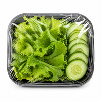 Film d'emballage plastique transparent pour produits frais et emballage alimentaire