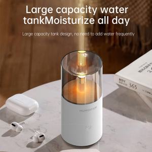 2024 New USB Car <b>Aroma</b> <b>Diffuser</b> Humidifier Portable Mini LED Candlelight Ultrasonic Aromatherapy Household Electric - Product Image 3