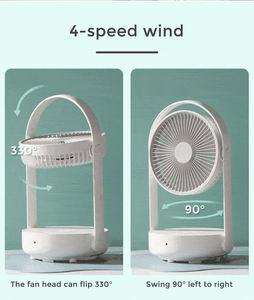 Ventilador de Mesa USB Recargable Pequeño, Ventiladores de Pared con Control Remoto para el Hogar - Product Image 5