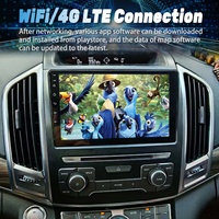 Autoradio stéréo avec écran IPS 1280x800, 128 Go, AI Voice CarPlay, navigation GPS, lecteur multimédia USB pour Haval H9 2014-2020