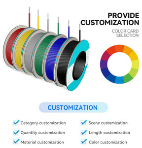 Cable RV estándar nacional Núcleo <span class=keywords><strong>de</strong></span> cobre puro Trenzado Multi-Strand PVC Cable flexible 0,5/1/1, 5/2/2, 5/4 <span class=keywords><strong>pulgadas</strong></span> cuadradas - Product Image 6