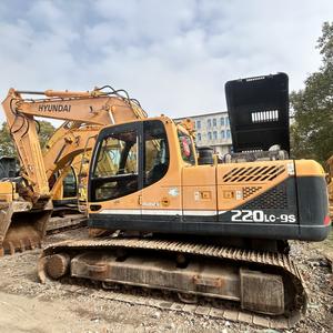 Excavadora Hyundai 220lc-9s usada bien conservada de 22 toneladas con motor y bomba como componentes principales ¡Excelente precio! - Product Image 4