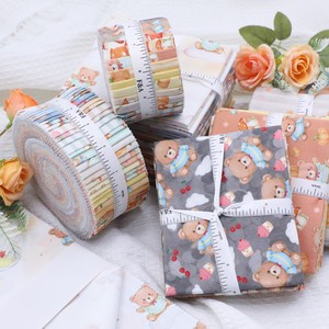 100% Katoenen Quiltstof Groothandel Per Tuin Of Voorgesneden Schattige Beer, Champignon En Bloemenprints - Product Image 6