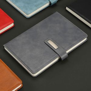 Custom Logo A5 PU Leather Cover Diary <b>Journal</b> <b>Planners</b> Business Customized Notebooks Gift Set With Pen - Product Image 3