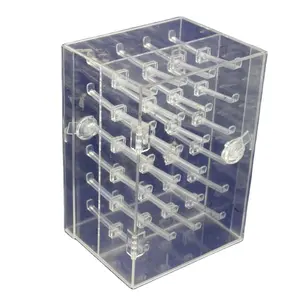 Key Chain Plexiglass Door Cabinets With Hook