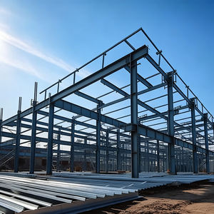 Structure en acier pour entrepôt, structure en acier pour immeuble de bureaux, structure en acier préfabriquée, construction d'entrepôt préfabriqué - Product Image 2