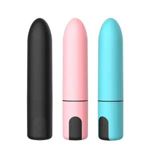Kadınlar için Mini AV vibratör 3 tipi değnek masaj pembe 10 hız şarj edilebilir Bullet titreşimli masaj çubuk