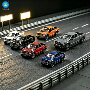 Modèle de <span class=keywords><strong>voiture</strong></span> en alliage Ford Raptor Pickup 1:20, véhicule à tirer en arrière avec son et lumière, camion tout-terrain, jouet pour garçons, collection pour enfants - Product Image 1