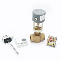 Vanne de régulation électrique proportionnelle-intégrale bidirectionnelle, support personnalisé pour climatisation centrale, matériau laiton