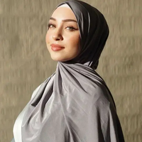 2026 180*75cm Hochwertiger, Langlebiger, Dehnbarer Premium Liquid Jersey Damen Muslim Hijab Schal für den Alltag