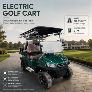 GRENTEK Carro de Golf Eléctrico de 4 Plazas, Carros Personalizados, Vehículo Eléctrico Automático, Certificado CE para Carreteras No Públicas - Product Image 2
