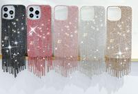 Nouveau 3D Handmade Series Luxury Sparkle Rhinestone Diamond Cover Bling Case pour iPhone 15 Plus Pro Max