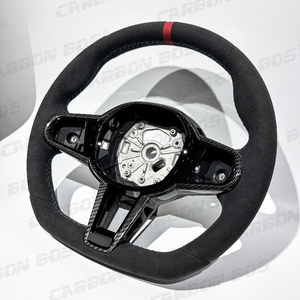 Volante Deportivo de Cuero Alcantara de Alta Calidad para BMW CS M3 M5 M6 G30 G31 G20 G38 G80 G82, Personalización Premium para Automóviles - Product Image 4