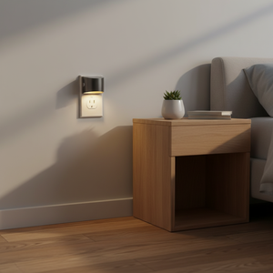 LOHAS Up&Down <b>Lighting</b> Modern Mini Nightlight Wall <b>Plug</b> Baby Night Lamp Dusk Dawn <b>Sensor</b> LED Dimmable Bedroom Hallway Kitchen - Product Image 1