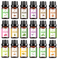 Vente au détail d'usine 40 huiles essentielles pour diffuseur X 10ml pour usage personnel, aromathérapie, soins de la peau, massage