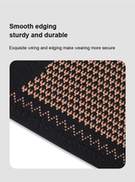 Genouillère à sangle de compression élastique avec protection antidérapante pour la course et les sports