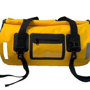 Tas Bagasi Motor Anti Air PVC 40L dengan Ritsleting, Pegangan Lembut, untuk Perjalanan Jarak Jauh, Dudukan Belakang Mobil - Product Image 1