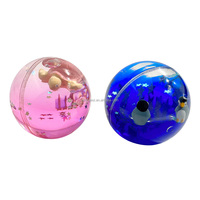 Balle rebondissante en plastique remplie de liquide sensoriel, couleur scintillante changeante, jouet anti-stress pour enfants et adultes, jouet à presser en TPU