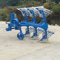 Tracteur de cultivateurs de motoculteur de ferme Machine de charrue de sillon hydraulique à 3 points avec CE