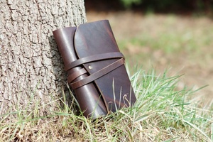 Diario de cuero de búfalo retro con alfombra de algodón sin madera hecha a mano, diario de papel, libro de senderismo, diario de viaje, diario de cubierta de cuero - Product Image 6