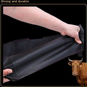 Cousu main Noir Véritable Couverture de Volant En Cuir pour <span class=keywords><strong>Kia</strong></span> Cerato 2005 2006 2007 2008 2009 2010 2011 2012 Vieux <span class=keywords><strong>Kia</strong></span> <span class=keywords><strong>Ceed</strong></span> - Product Image 2