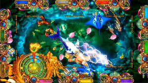 Venta caliente de alto beneficio 8 jugadores 55 pulgadas en línea Fish Game Software Ocean King 3 Plus Poseidon's Realm - Product Image 4