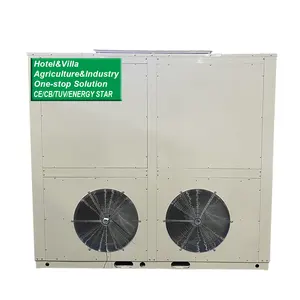 new 60-200kw hotel aquaculture air source heat pump commercial industrial heating cooling pool water heater system