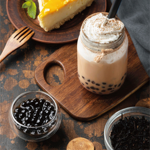 Kit de Té Negro Congelado Instantáneo con Perlas de Tapioca y Pajitas de Papel para Preferencia del Público, para Vendedores de Mercado Nocturno - Product Image 5