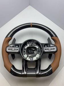 พวงมาลัยคาร์บอนไฟเบอร์สำหรับรถยนต์เมอร์เซเดส-เบนซ์ W205 W212 W213 W246 C43 C63 E63 S65 W463 W222 C180 C200 <span class=keywords><strong>C250</strong></span> C300 - Product Image 3