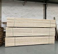 Madera de abeto nórdico seca al horno KD, listones de madera maciza cepillada S4S para construcción de estructuras de viviendas, techos y vigas.
