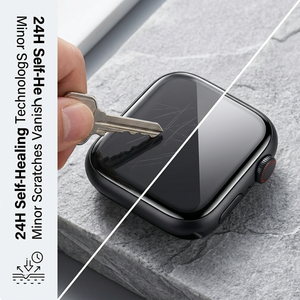 Film de protection en TPU incassable personnalisé pour <span class=keywords><strong>verre</strong></span> de montre avec applicateur d'alignement pour <span class=keywords><strong>Apple</strong></span> <span class=keywords><strong>Watch</strong></span> Series 12 11 SE4 46mm 42mm 44mm 40mm - Product Image 3