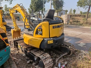 Maquinaria de Construcción Hidráulica Usada Komatsu, Mini Excavadora de 3.5 Toneladas Pc35, Excavadora Usada de Segunda Mano Pc35 en Stock - Product Image 5