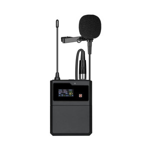Sistema de micrófono inalámbrico UHF de doble lavalier para vlog, kit de micrófono de solapa, superventas de fábrica a bajo precio - Product Image 2