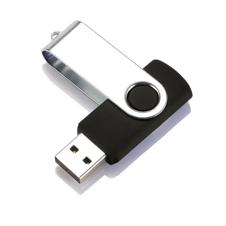 แฟลชไดรฟ์ USB แบบหมุนได้,หน่วยความจำ4GB 512GB ไดรฟ์ปากกากันน้ำ Usb Disk บนคีย์ Pendrive โลโก้ที่กำหนดเอง