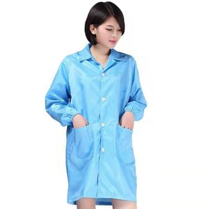 Bata antiestática de exportación con botones metálicos roscados, ropa protectora para sala limpia, uniforme para taller electrónico, uniforme para la industria alimentaria, ropa de trabajo - Product Image 5