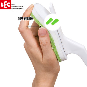 Éponge anti-moisissure LEC pour salle de bain avec tête remplaçable pour le nettoyage des baignoires et des murs, fabriquée au Japon - Product Image 3