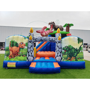 ปราสาทลมเป่าลมดีไซน์ใหม่ขายดี ปราสาทเด้งดึ๋งเป่าลม ปราสาทไดโนเสาร์เป่าลมสำหรับเด็ก - Product Image 1