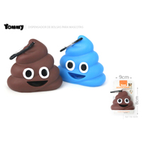Dispensador de Bolsas para Excremento de Mascotas, Ecológico, Simple, Duradero y Portátil, 9*8cm, Materiales No Tóxicos, Recogedor y Soporte para Excremento de Perro, Hecho en China