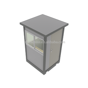 Cabane en métal sûre élégante boîte de sentinelle kiosque temporaire Portable cabine de sécurité petite maison de garde extérieure cabine de sécurité moderne - Product Image 2