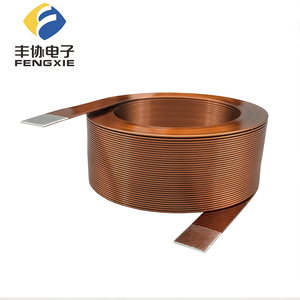 ขดลวดทองแดงแบน ขดลวดแกนอากาศขนาดใหญ่ กระแสไฟสูง ขดลวดเหนี่ยวนำ - Product Image 4