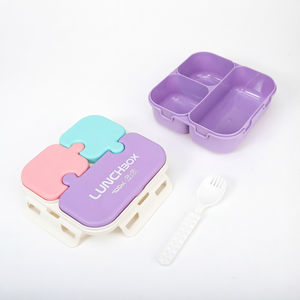 Puzzle Bento Box <span class=keywords><strong>contenitore</strong></span> per alimenti gioco di cibo per bambini - Product Image 3