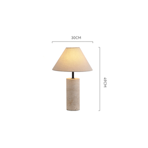 Bắc Âu hiện đại bàn lampe de bảng khách sạn sang trọng phòng ngủ cạnh giường ngủ trang trí nội thất travertine đá cẩm thạch Đèn bàn cho nghiên cứu bàn - Product Image 6