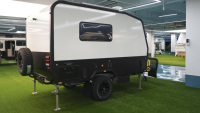 Caravane de camping pliable légère tout-terrain 2026, petite caravane moderne de 12 pieds, tente de camping pour les voyages en vente