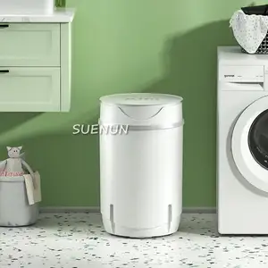 家庭用ポータブル白黒自動ミニ洗濯機