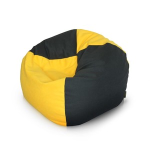 Soft <strong>Yellow</strong> Triangle Shape Bulk <strong>Bean</strong> <strong>Bag</strong> Manufacturer for Kids - Product Image 6