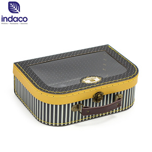 Wholesale Cardboard Suitcase Stitching Recycled <b>Paper</b> <b>Box</b> Children's Toy Suitcase Gift <b>Box</b> with Handle - Product Image 6