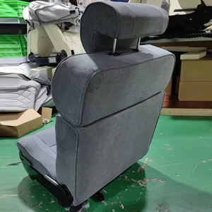 Sièges-lits pliants doubles style rock & roll pour camping-car avec ceinture de sécurité à trois points, accoudoir et housse en tissu - Product Image 3